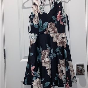 Papaya Floral Print Dress